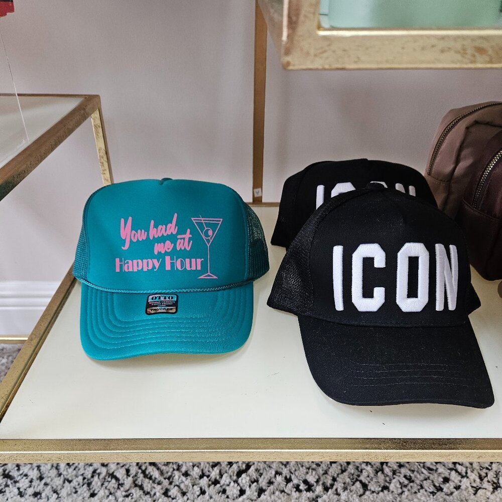 Hats!  You Had Me at Happy Hour/ ICON